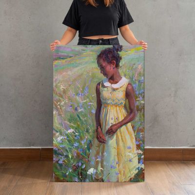 Among the Wildflowers by Daniel Gerhartz Canvas Print