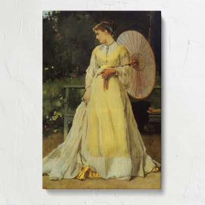 In the Country by Alfred Stevens Canvas Print