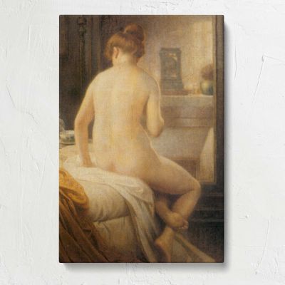 The Bather by Antony Troncet Canvas Print