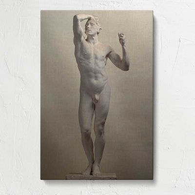 Age of Bronze by Auguste Rodin Canvas Print