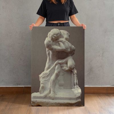 Romeo and Juliet 1905 by Auguste Rodin Canvas Print