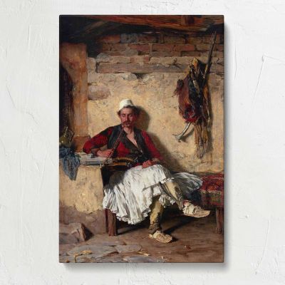 The Resting Sentinel Canvas Print