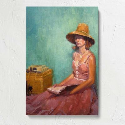 Aurora at a Picnic by Aaron Coberly Canvas Print