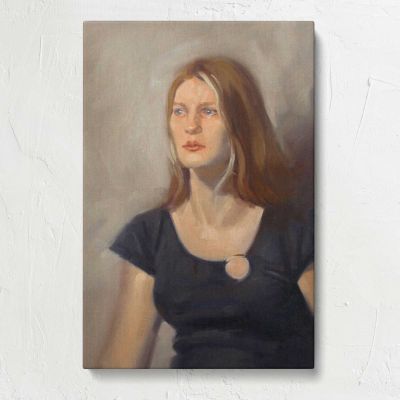Laura Portrait by Aaron Coberly Canvas Print