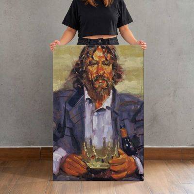 Sara with a Glass by Aaron Coberly Canvas Print