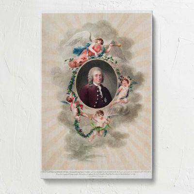Portrait of Carl Linnaeus by Robert John Thornton Canvas Print