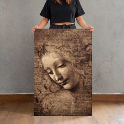 La Scapigliata by Leonardo da Vinci Canvas Print