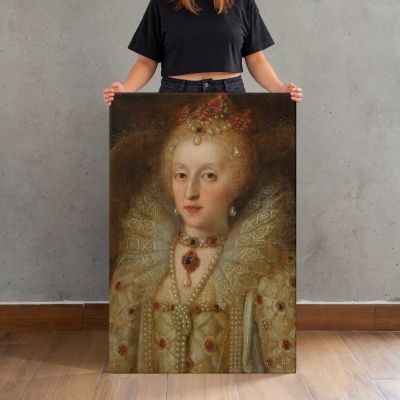 Portrait of Queen Elizabeth I Canvas Print