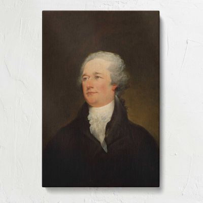 Alexander Hamilton Portrait Canvas Print