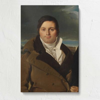 Joseph-Antoine Moltedo Portrait Canvas Print