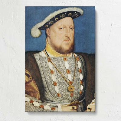 Portrait of Henry VIII of England Canvas Print