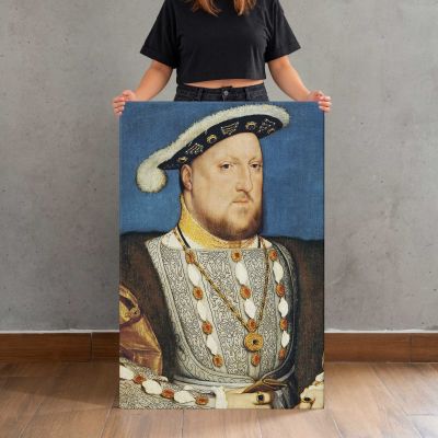 Portrait of Henry VIII of England Canvas Print
