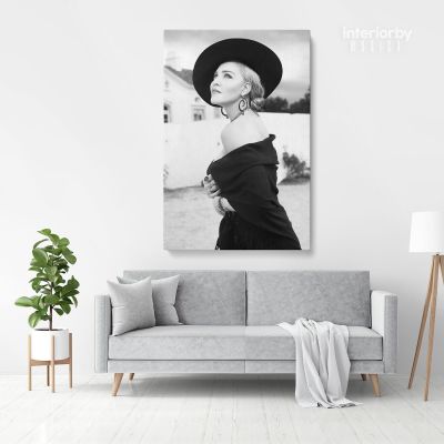 Madonna Pop Singer Art Modanna 80s Albums Print Poster in Canvas