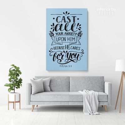 Bible Verse Canvas Office Decor Scripture Art Decals Bible Quotes Canvas