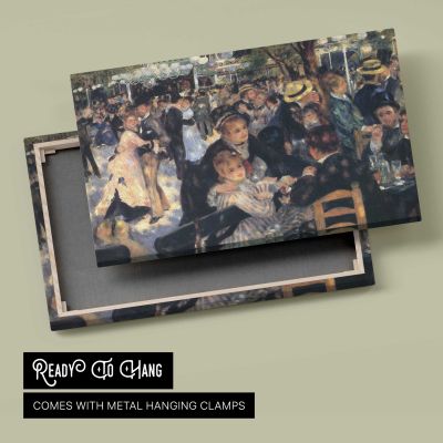 Crowded Cafe Concert Canvas Wall Art Print