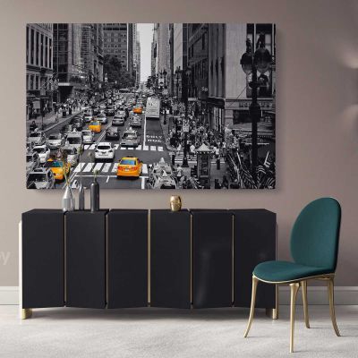 Photography New York Black and White wall art Frame Buildings and Cites Canvas Wall Art