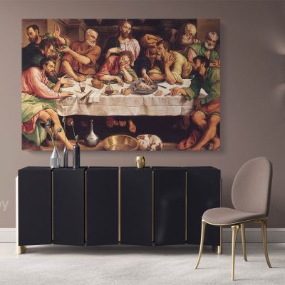 The Last Supper Paintings 8 Hand Painted by Famous Painters Artists Version by Canvas Wall Art