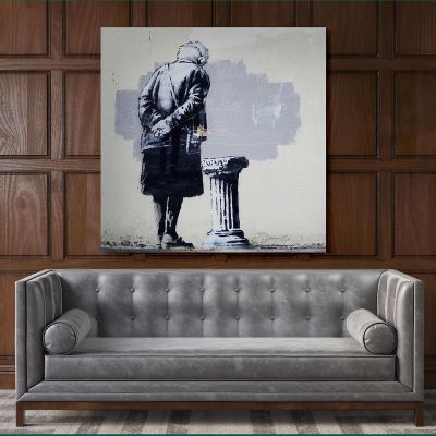 Folkestone Art Buff Banksy Style Street Graffiti Art Collection Canvas