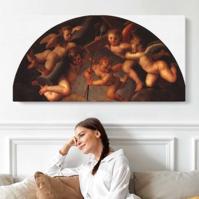 Deposition of Christ by Agnolo Bronzino Wall Art