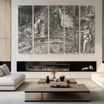 Dream of Raphael - OG by Giorgio Ghisi Canvas Wall Art Print