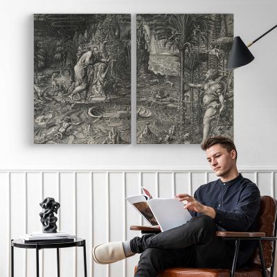 Dream of Raphael - OG by Giorgio Ghisi Canvas Wall Art Print