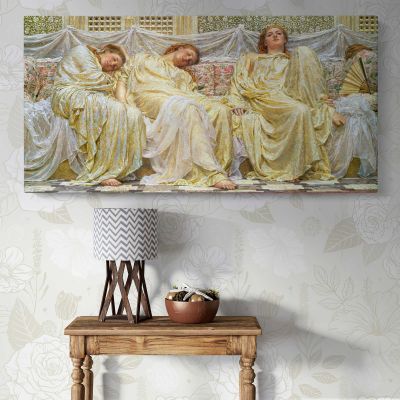 Dreamers by Albert Joseph Moore Panoramic Wall Art