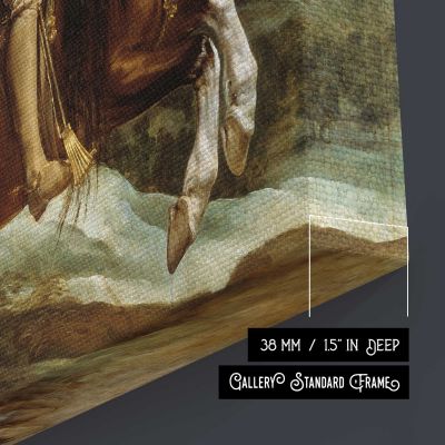 Equestrian Portrait by Diego Velázquez Square Canvas Wall Art