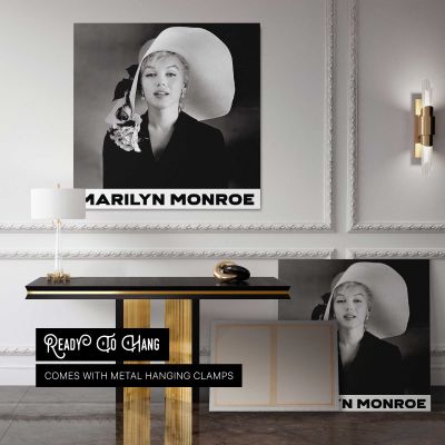 Marilyn Monroe - Carl Perutz Photoshoot 1958 Square Canvas Wall Art