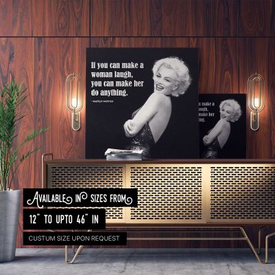 Marilyn Monroe - Richard Avedon Photoshoot 1958 Square Canvas Wall Art