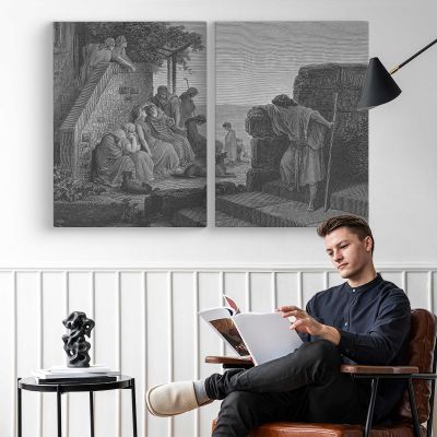 Nt-193 the Prodigal Son Returns Home Canvas Wall Art Print