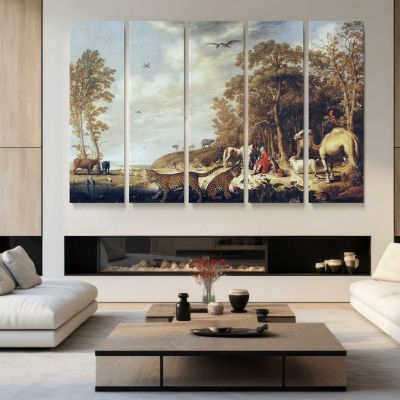 Orpheus and the Beasts by Aelbert Cuyp Canvas Wall Art Print