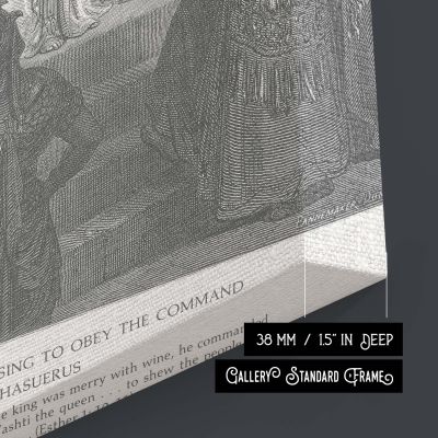 Queen Vashti Refuses the King - Gustave Dore Courtroom Scene 
