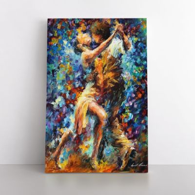 Internal Struggle of Lust Palette Knife Art Oil Painting by Leonid Afremov Canvas Wall Art