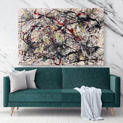 Jackson Pollock Abstract Expressionism Canvas Wall Art