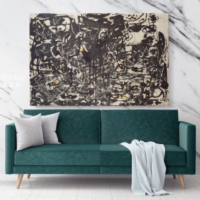 Jackson Pollock Abstract Expressionism Canvas Wall Art