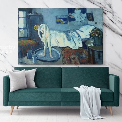 Pablo Picasso: The Blue Room Painting Artistic Modernism Canvas Wall Art
