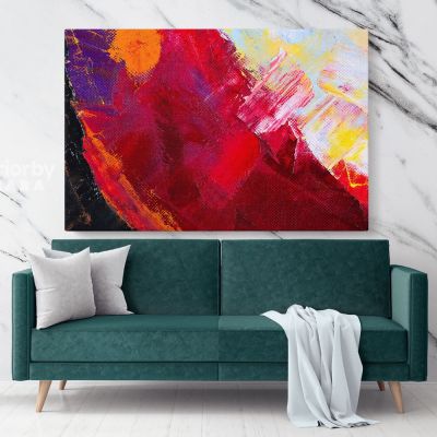 Abstract Art Painting Canvas Photo Print on Canvas with Frame Artworks Wall Mural Hangings Gift