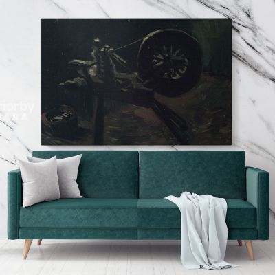 Spinning Wheel by Vincent Van Gogh Dutch Painter Bobbin Winder Original Canvas Wall Art