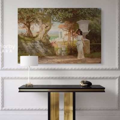 Antique Landscape with Olive Trees Giclee Print by Henryk Siemiradzki