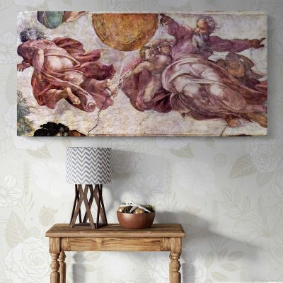 Sistine Chapel Fresco by Michelangelo Wall Art