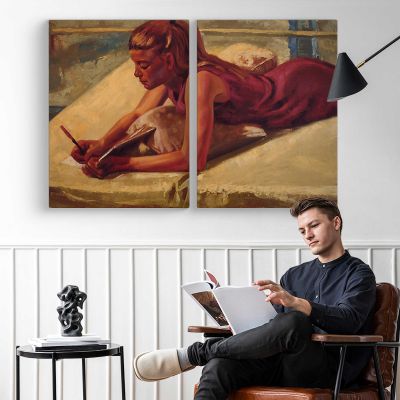 Tess02 by Aaron Coberly Canvas Wall Art Print