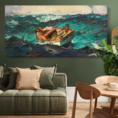 The Gulf Stream by Winslow Homer Panoramic Wall Art