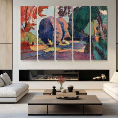 The Luxembourg Gardens by Henri Matisse Canvas Wall Art Print