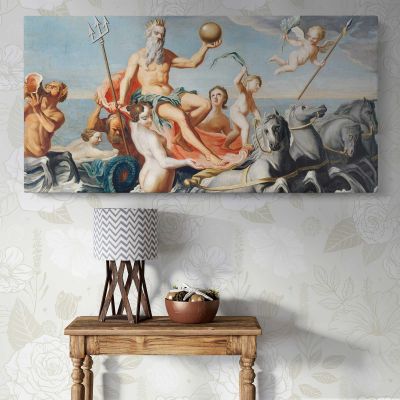 The Return of Neptune by John Singleton Copley Panoramic Wall Art