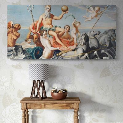 The Return of Neptune by John Singleton Copley Panoramic Wall Art