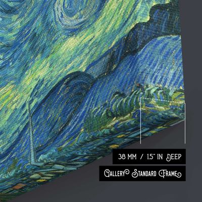 The Starry Night by Vincent van Gogh Canvas Wall Art Print