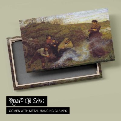 The Vagrants by Frederick Walker Canvas Wall Art Print