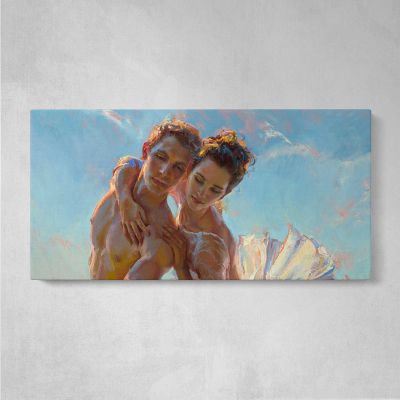 Two Women in Sunlight by Daniel Gerhartz Wall Art