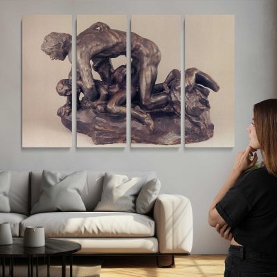 Ugolino by Auguste Rodin Canvas Wall Art Print