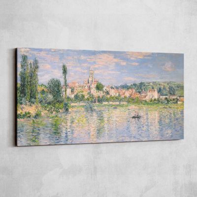 Vetheuil in Summer by Claude Monet Panoramic Canvas Print